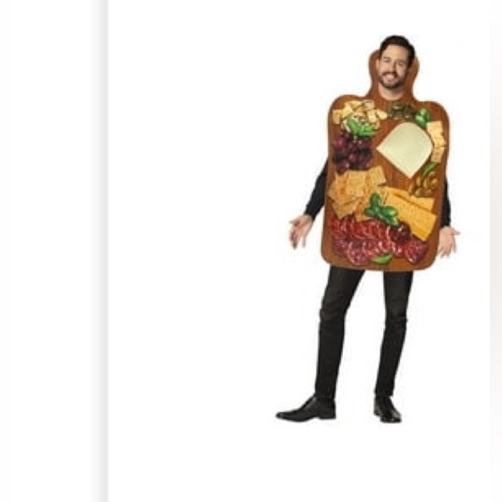 Men's Charcuterie Board Costume - Brown
